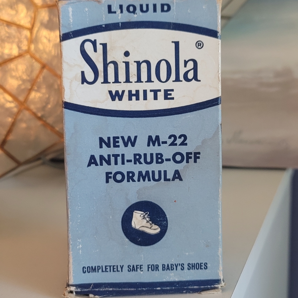Vintage Shinola White Liquid Shoe Polish